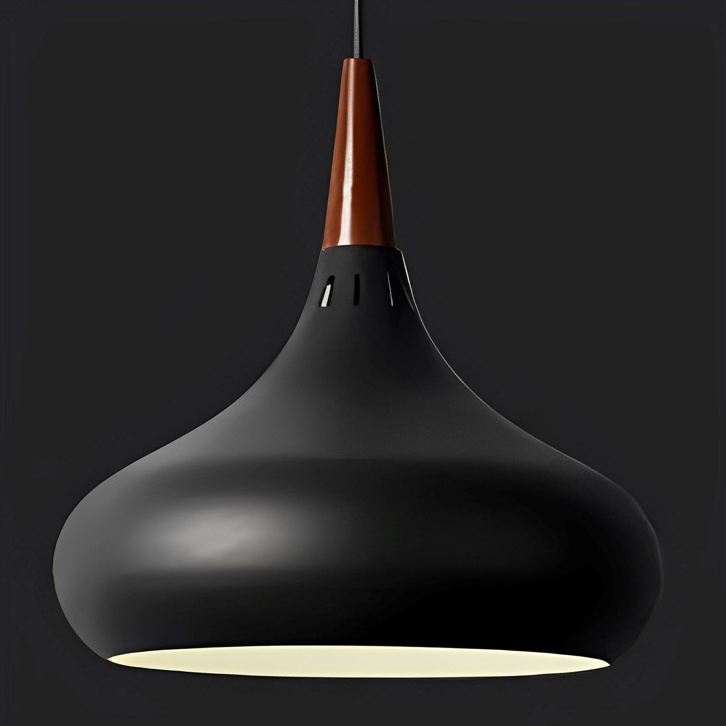 Shaira – Schlichte Holz-LED Hängeleuchte