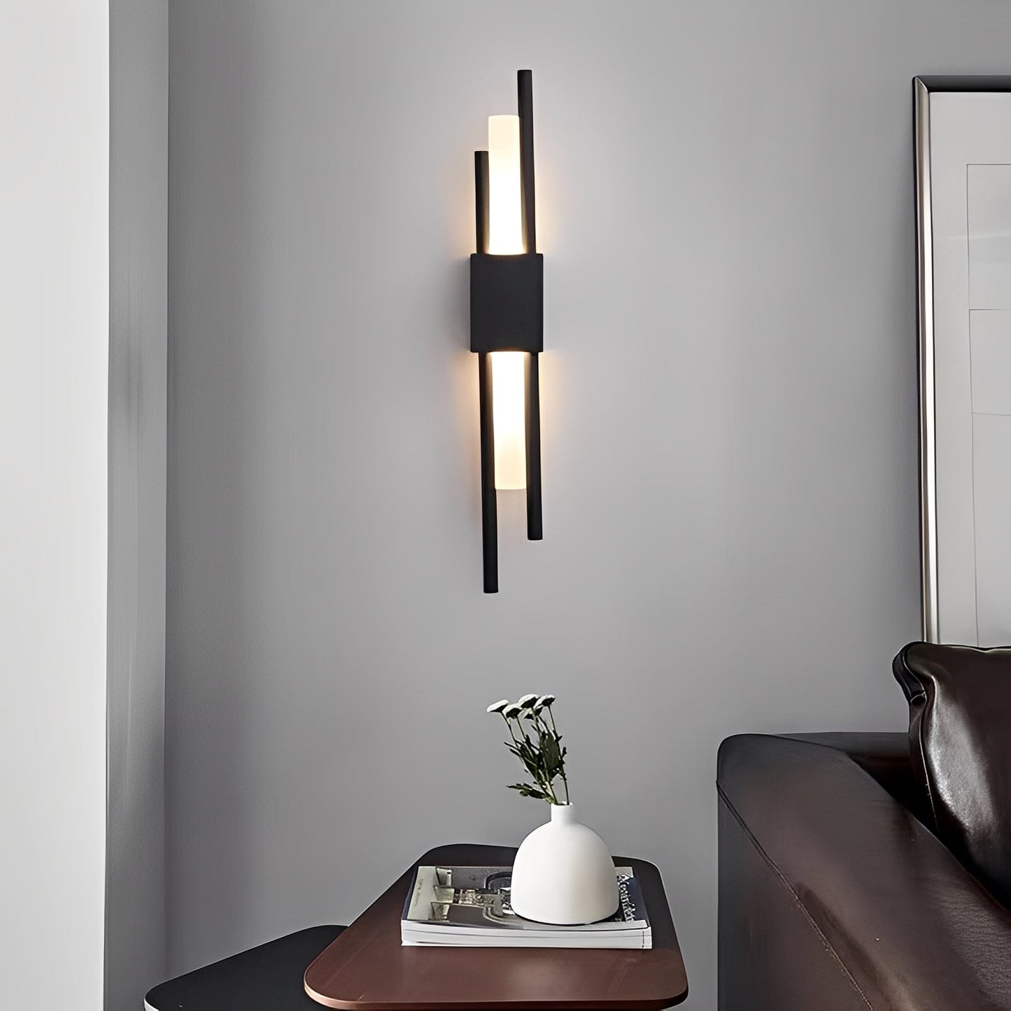Elena – Kupfer Wandlicht mit Schirm