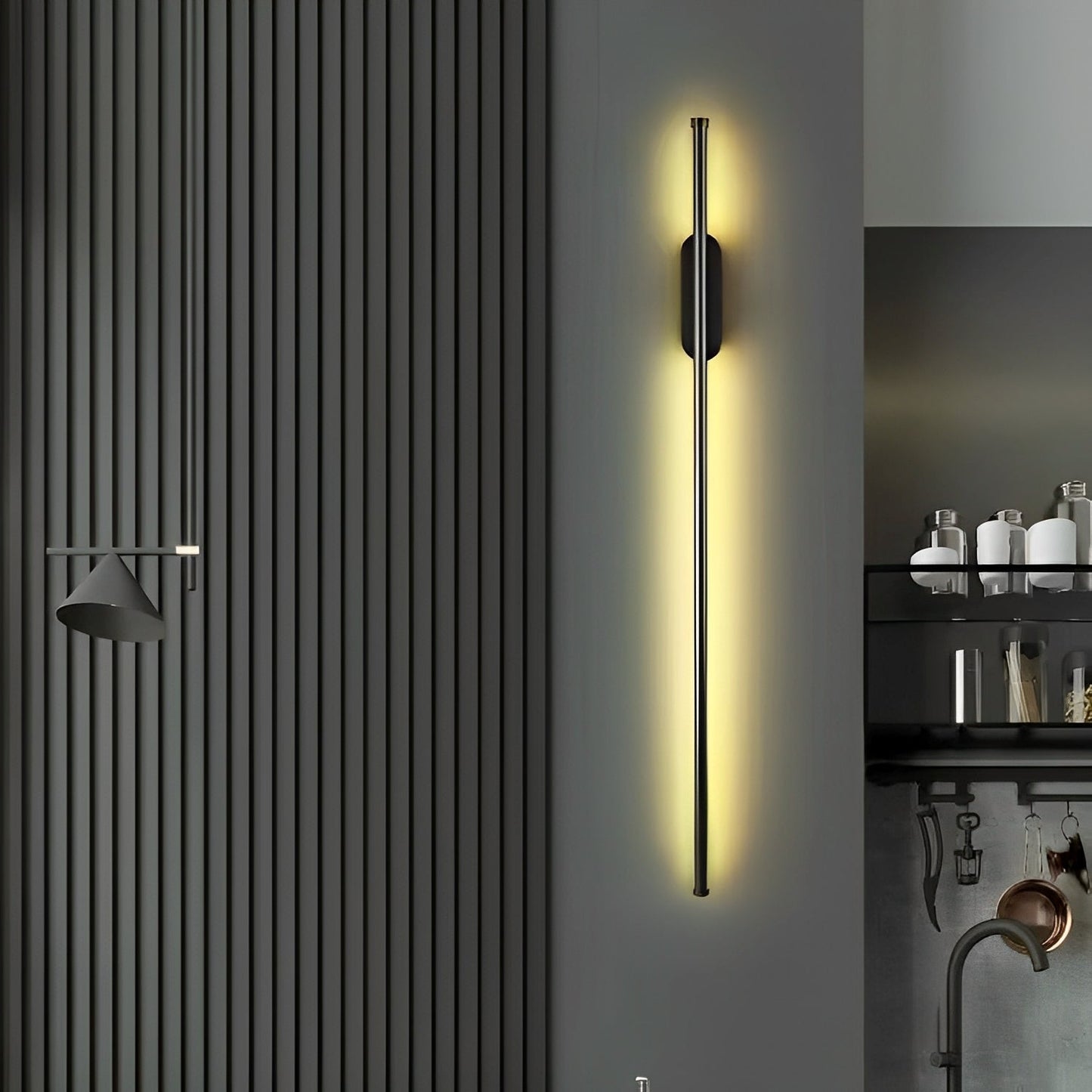 Janna – Zeitgemäße Wandlampe mit geradlinigem Design aus Aluminium
