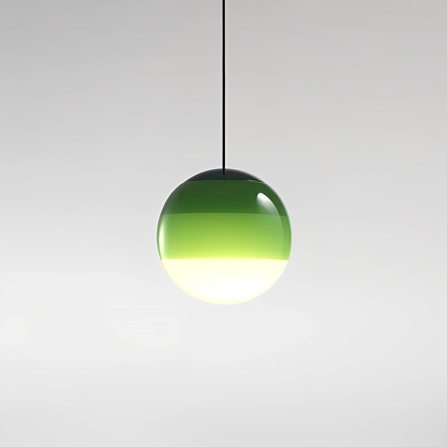 Anne – Nordische Pendelleuchte aus buntem Glas