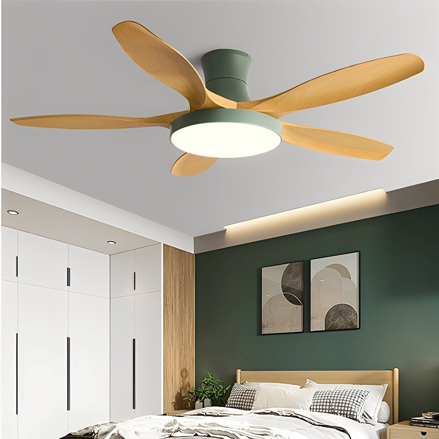 Nielsen – Skandinavischer Deckenventilator mit Beleuchtung