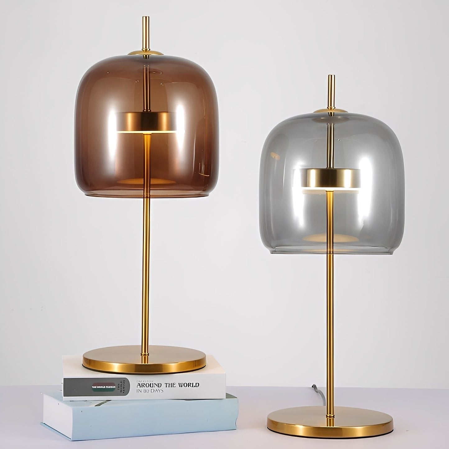Kimel – Moderne LED-Glas-Tischlampe