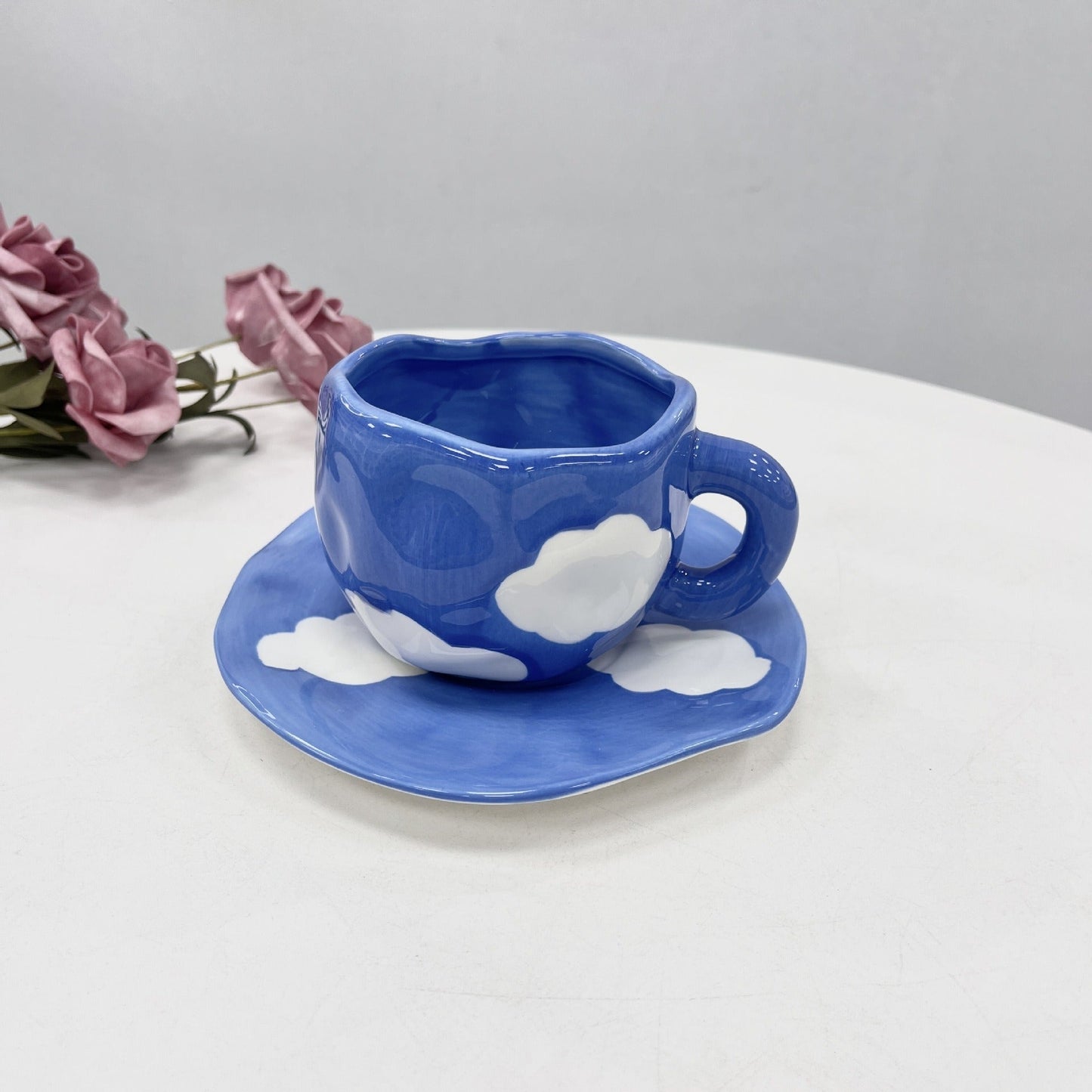 Arielle – Retro Herztassen Kaffeebecher