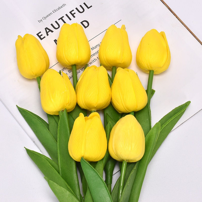 Talia – Mini-Tulpen aus PU als künstliche Deko-Blumen