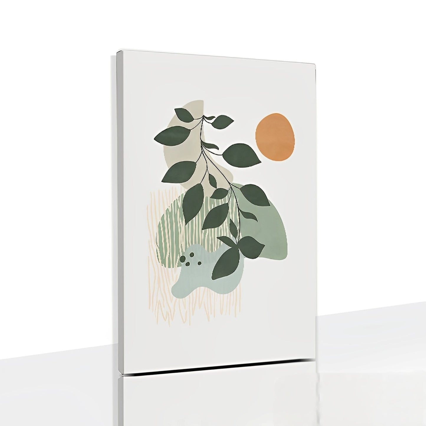 Verdura – Einfaches Naturposter in Grüntönen für moderne Wanddekoration