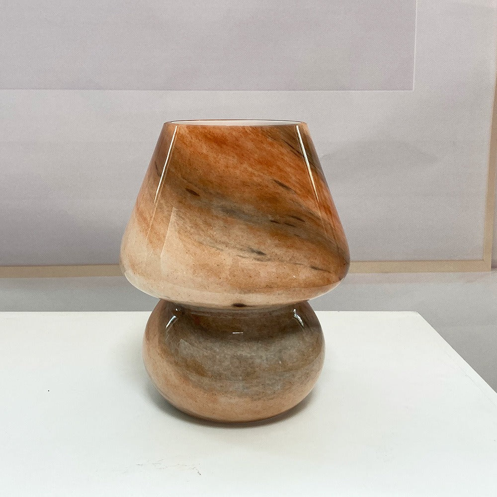 Yuna – Handgefertigte Glas-Pilzlampe