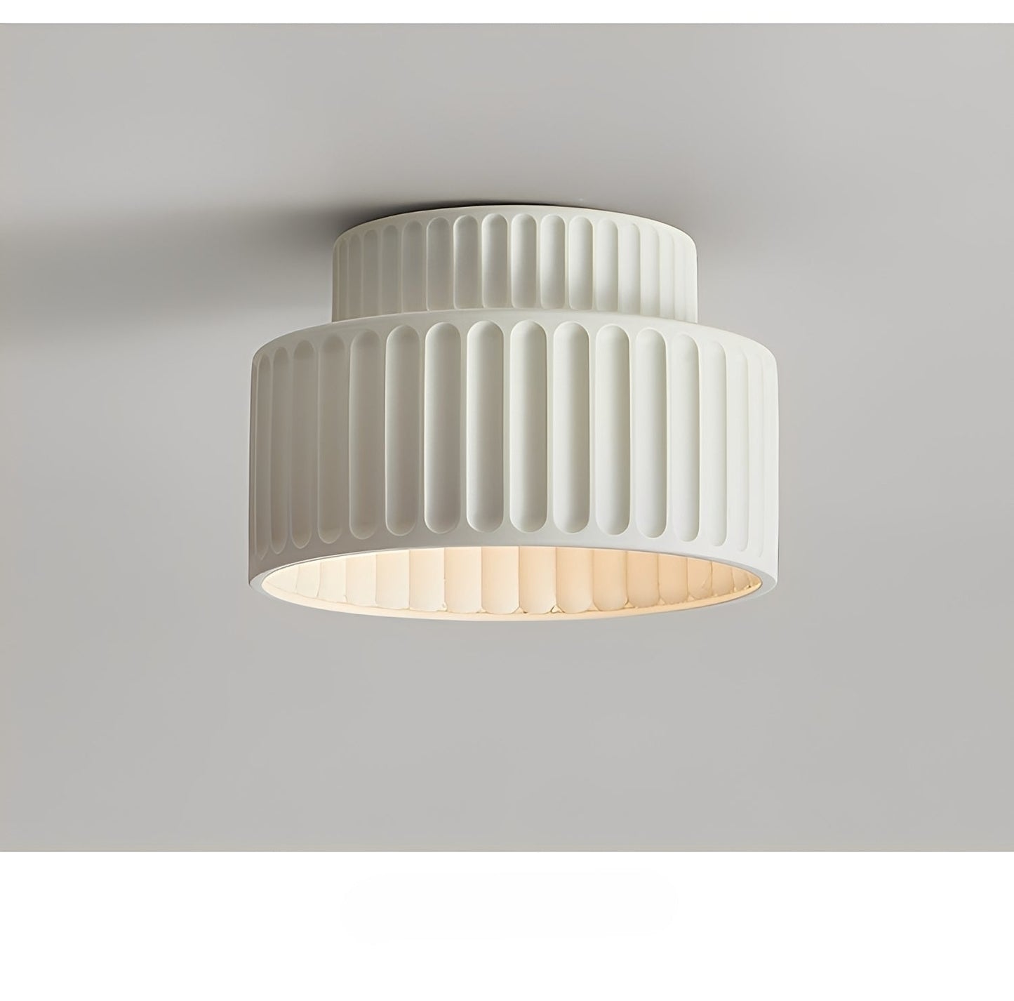 Coralie – Creme-Stil LED-Deckenlampe