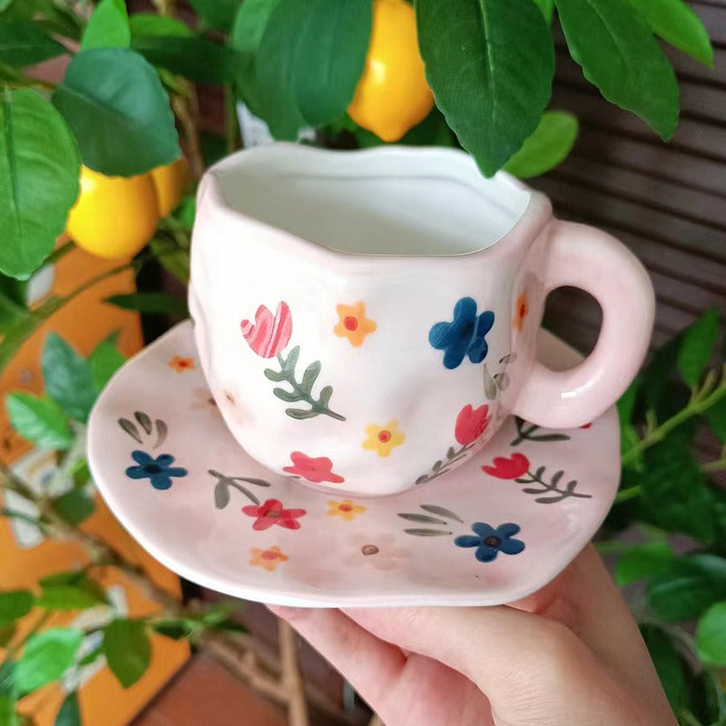 Arielle – Retro Herztassen Kaffeebecher