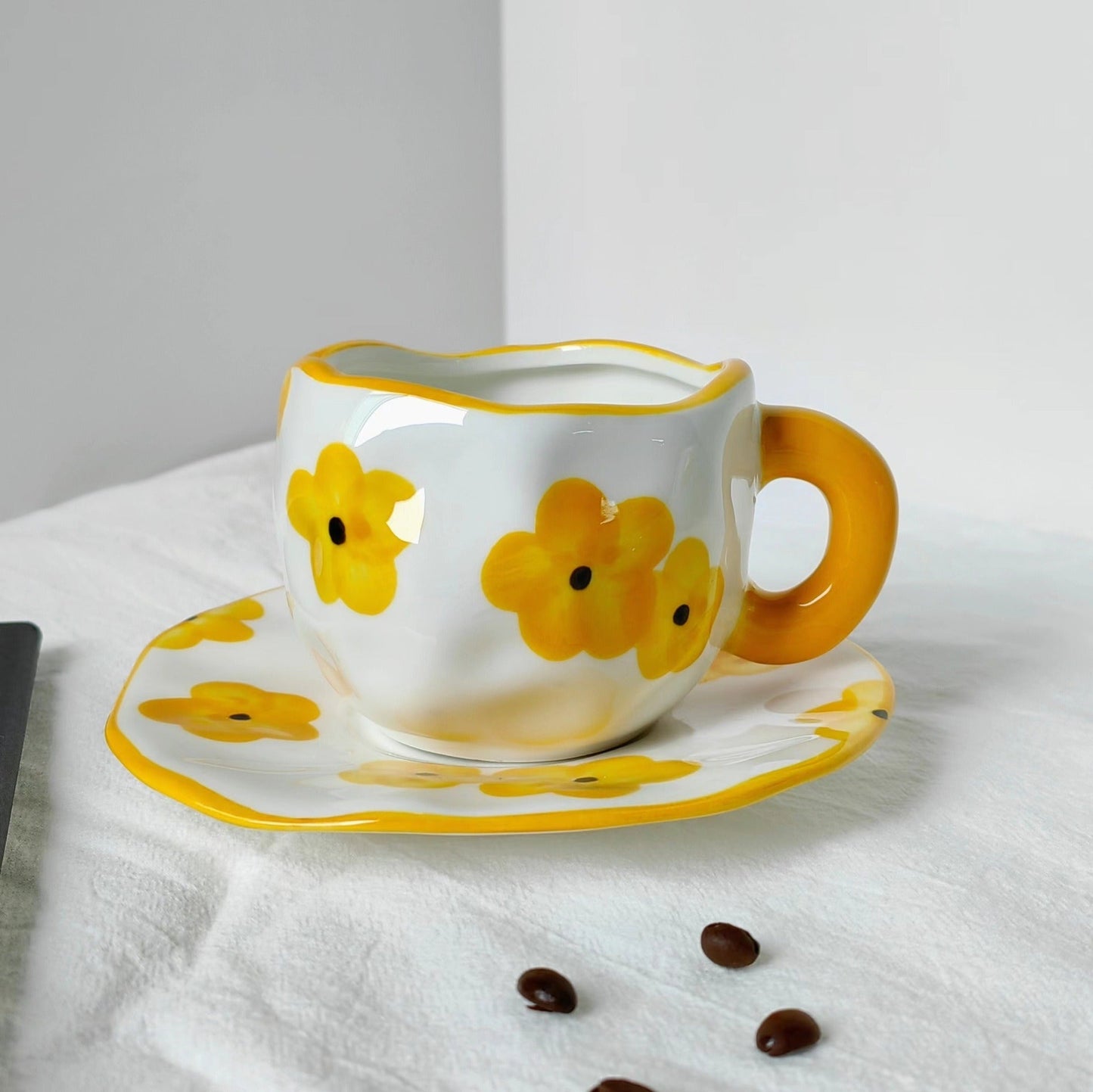 Arielle – Retro Herztassen Kaffeebecher