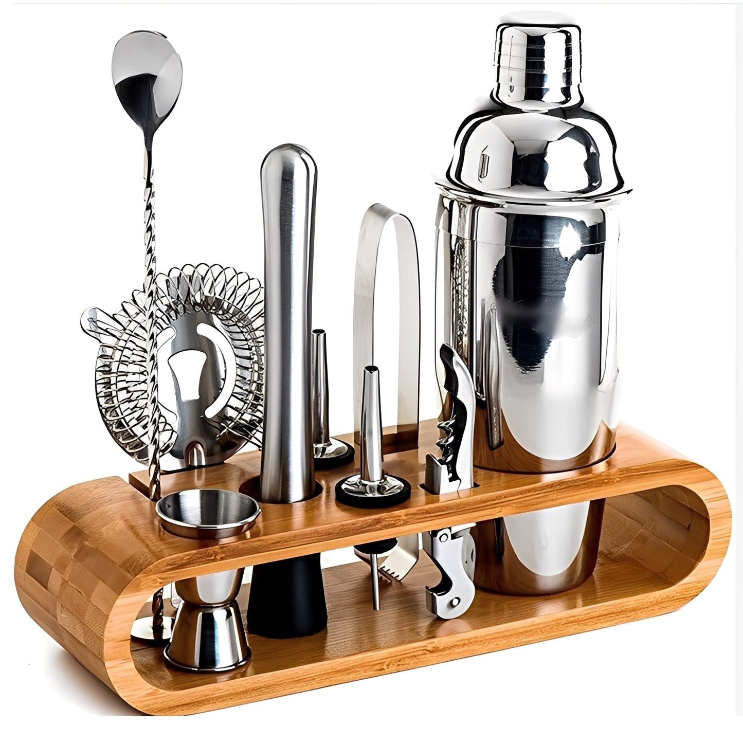 Luis – 10-teiliges Edelstahl-Bar-Set