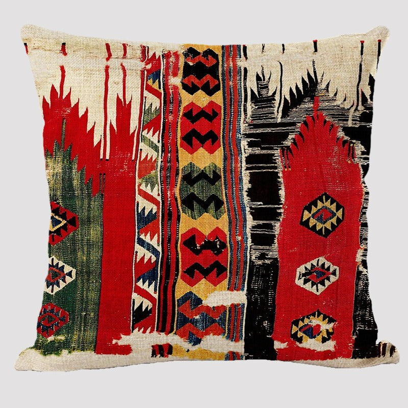 Yara – Boho-Kissen mit geometrischem Design