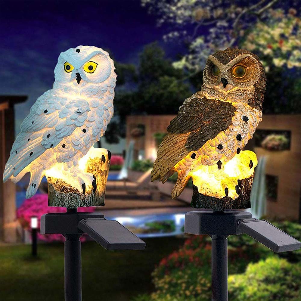 Lumo – Solarbetriebene Eulenlampe für Garten & Terrasse