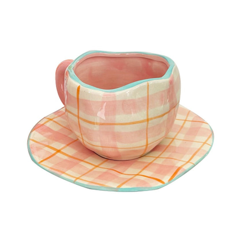 Arielle – Retro Herztassen Kaffeebecher