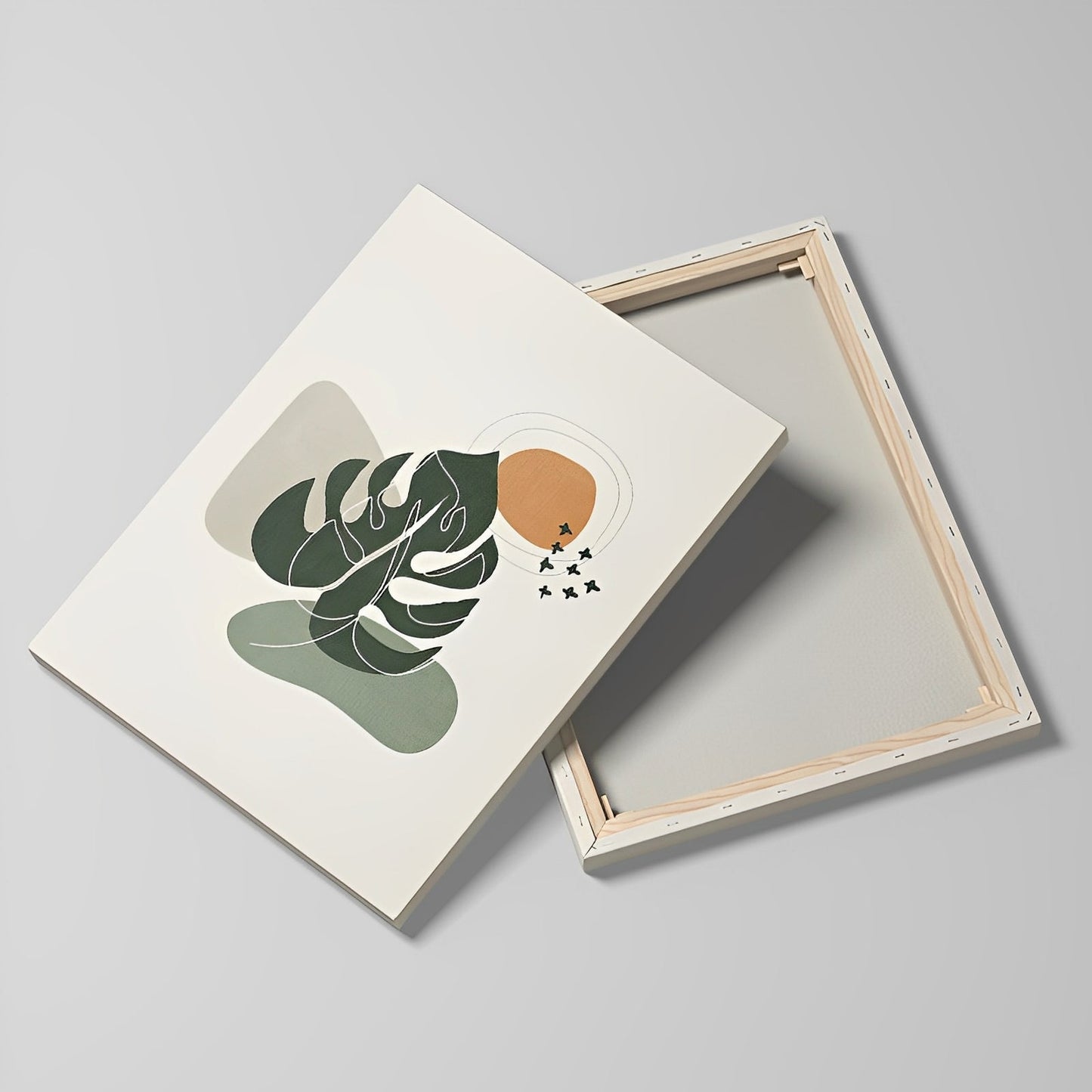 Verdura – Einfaches Naturposter in Grüntönen für moderne Wanddekoration