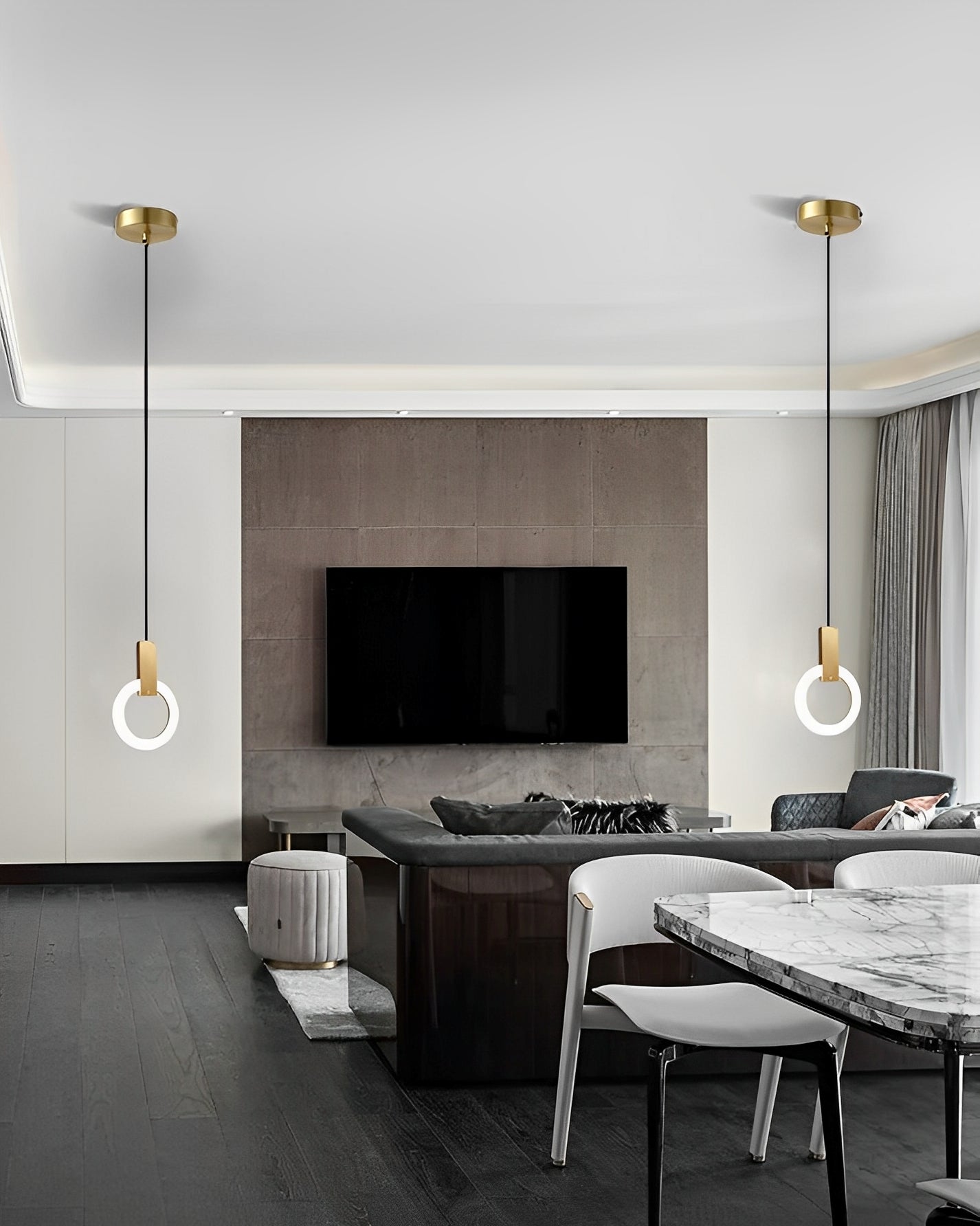 Liv – Schlichte Hängelampe im nordischen Stil mit LED