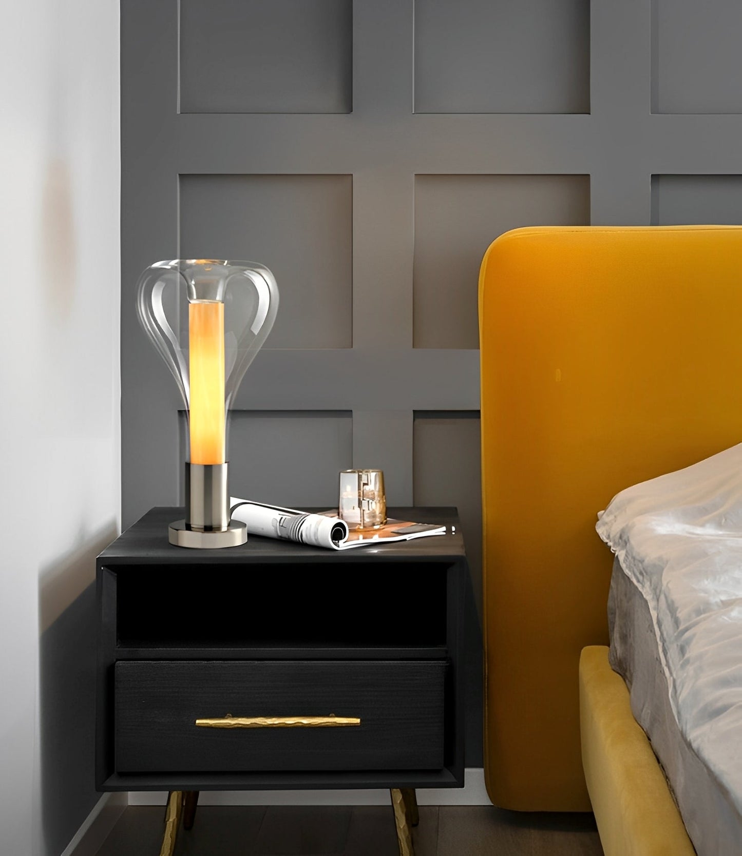 Lavana – Tischleuchte im Lava-Design für kreative Wohnakzente