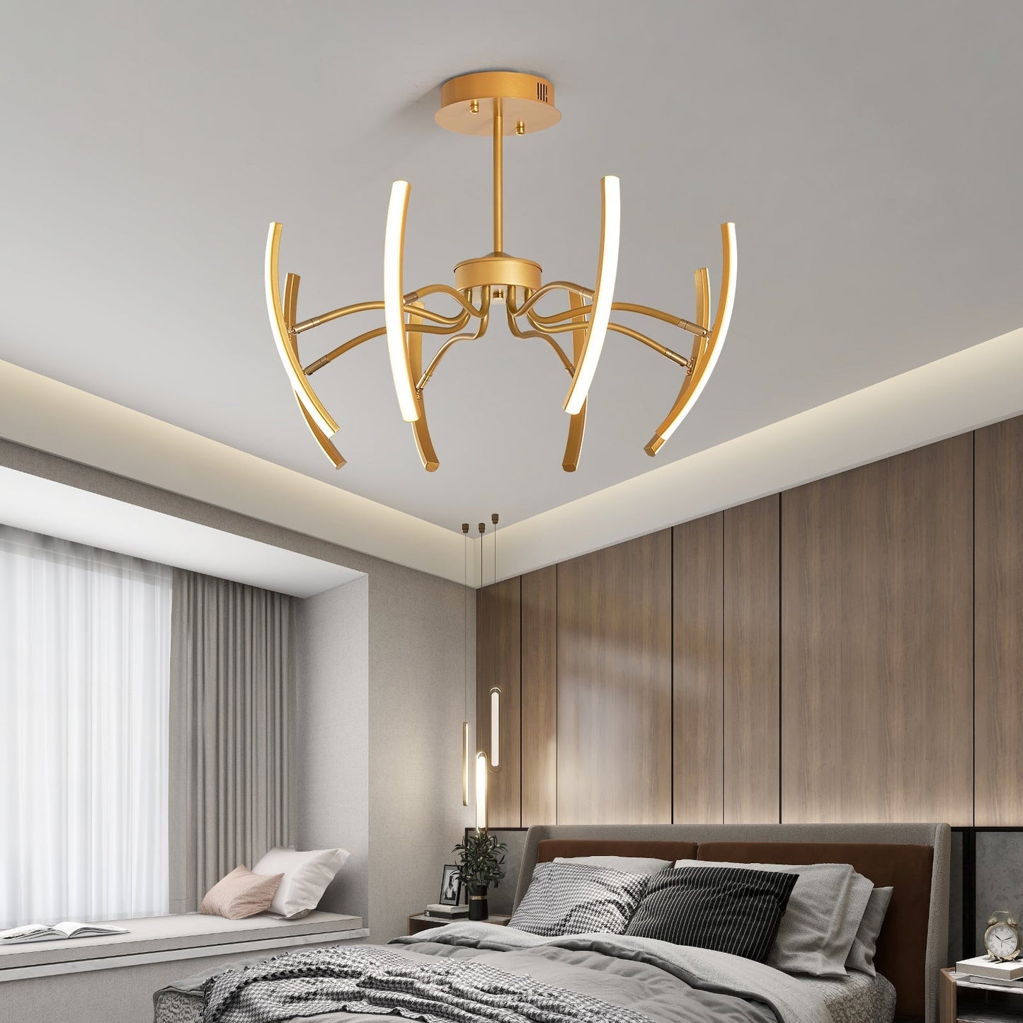 Lustra – Moderne Lampe für die Decke mit stilvollem Look für schicke Wohnbereiche