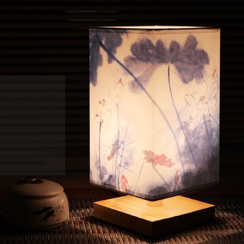 ZenGlow – Japanisch-skandinavische Tischlampe für Ruheoasen