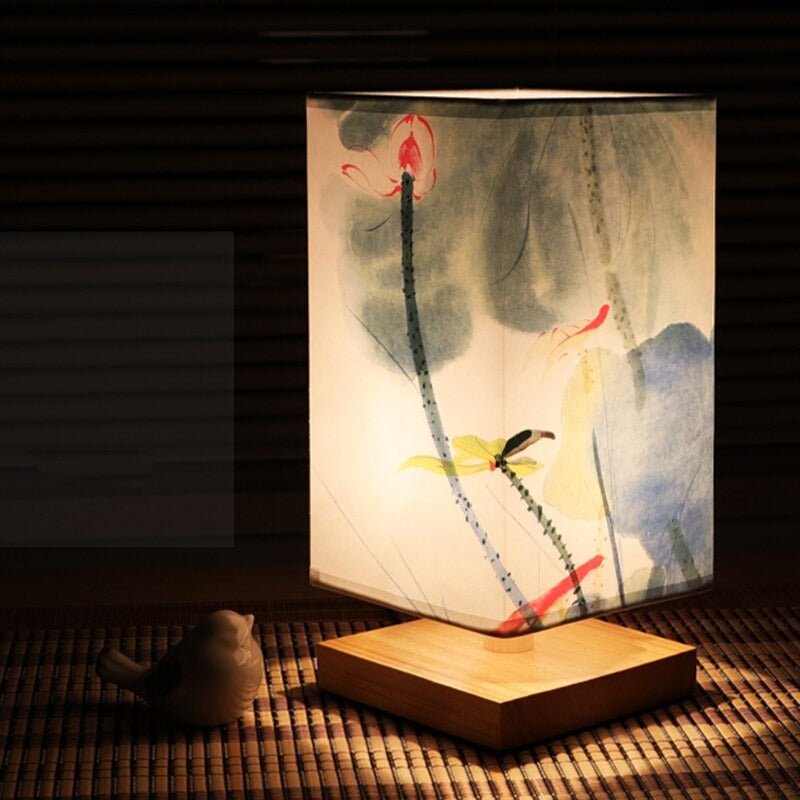 ZenGlow – Japanisch-skandinavische Tischlampe für Ruheoasen