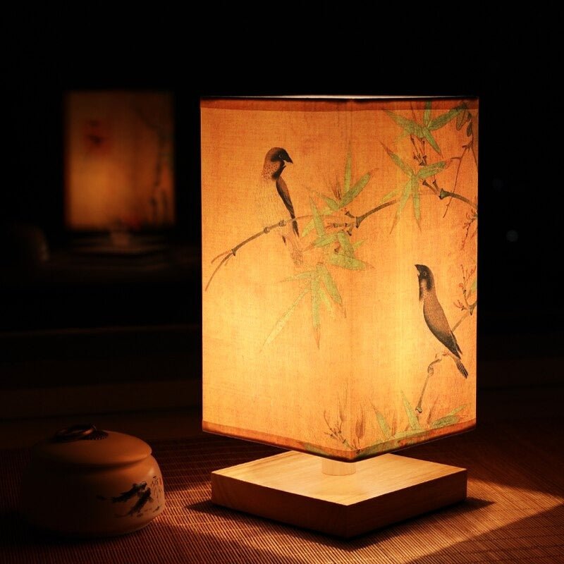 ZenGlow – Japanisch-skandinavische Tischlampe für Ruheoasen