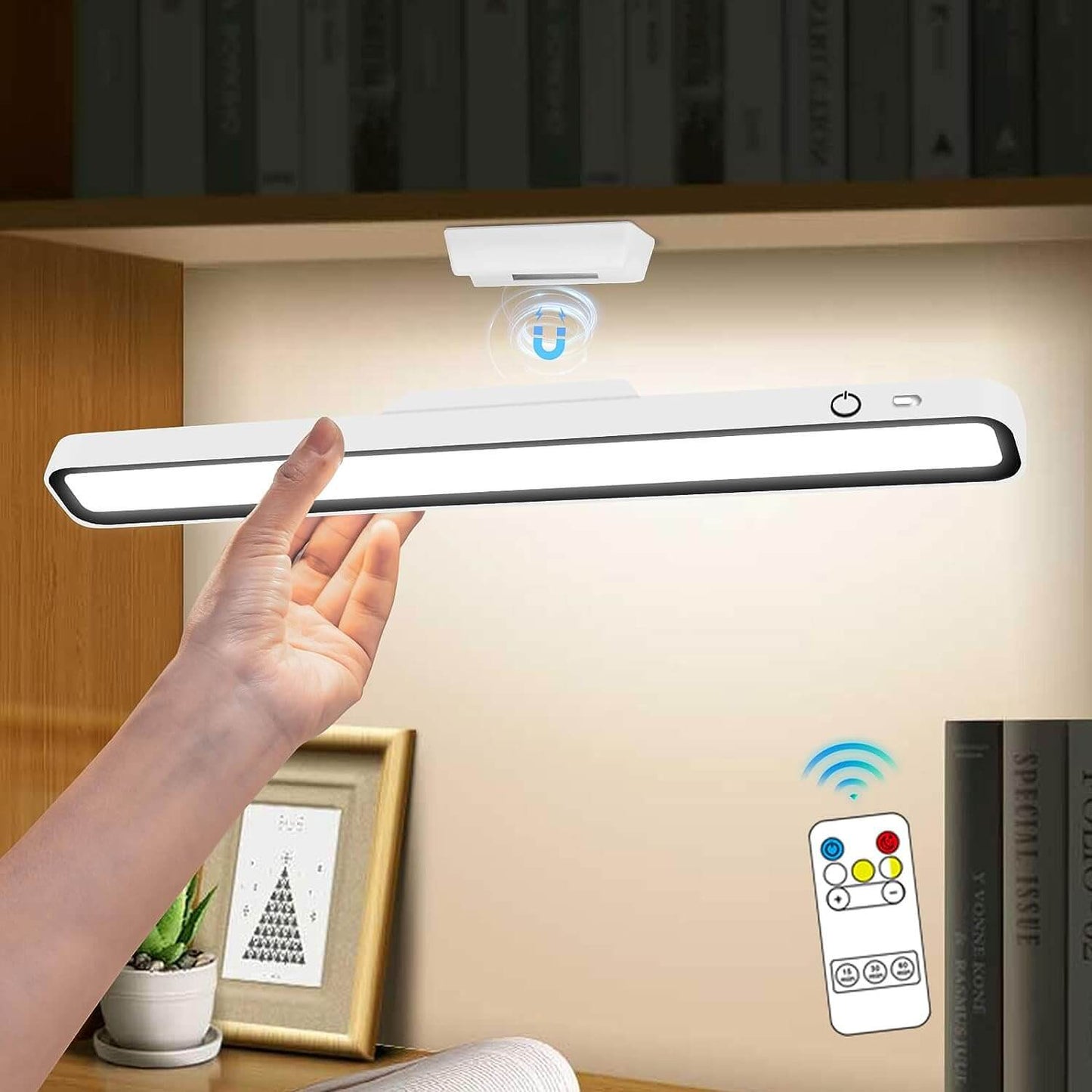 MagnetoDesk – Wiederaufladbare Schreibtischlampe mit Touch-Steuerung