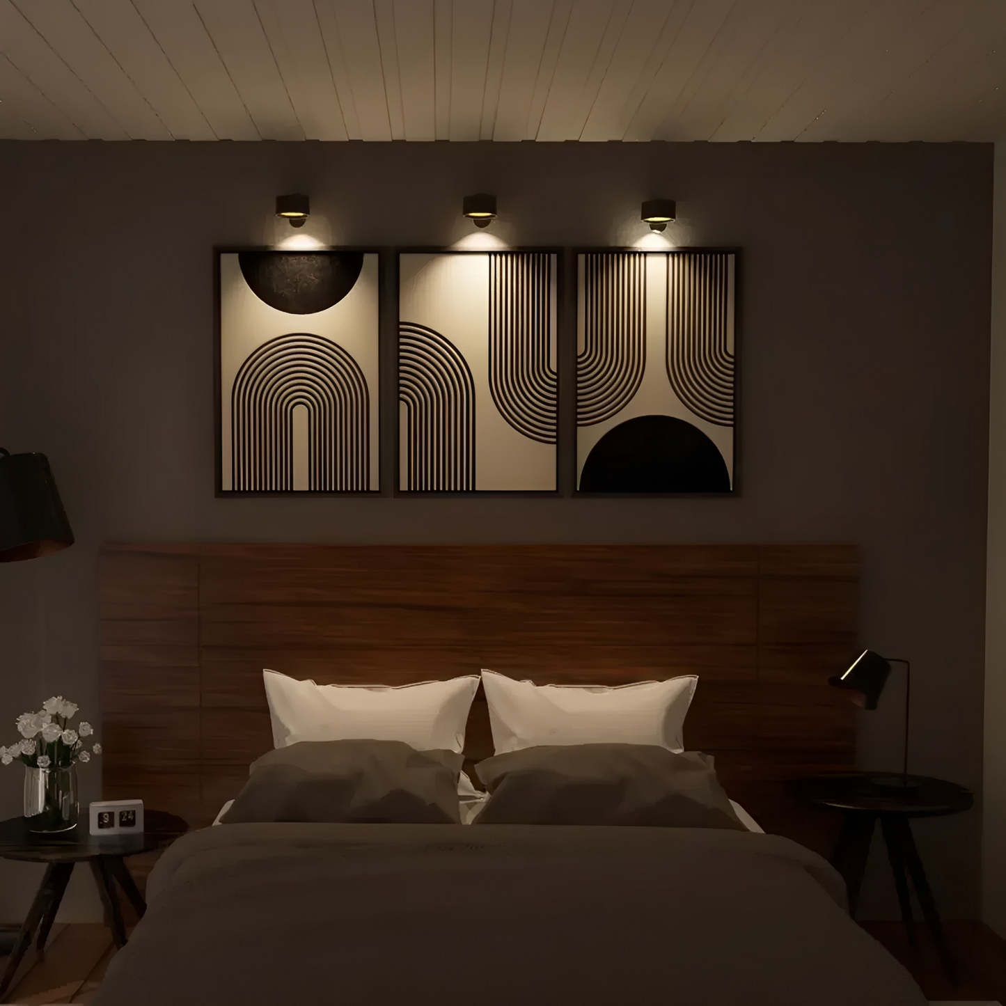 Jana – Wiederaufladbare USB LED Wandleuchte