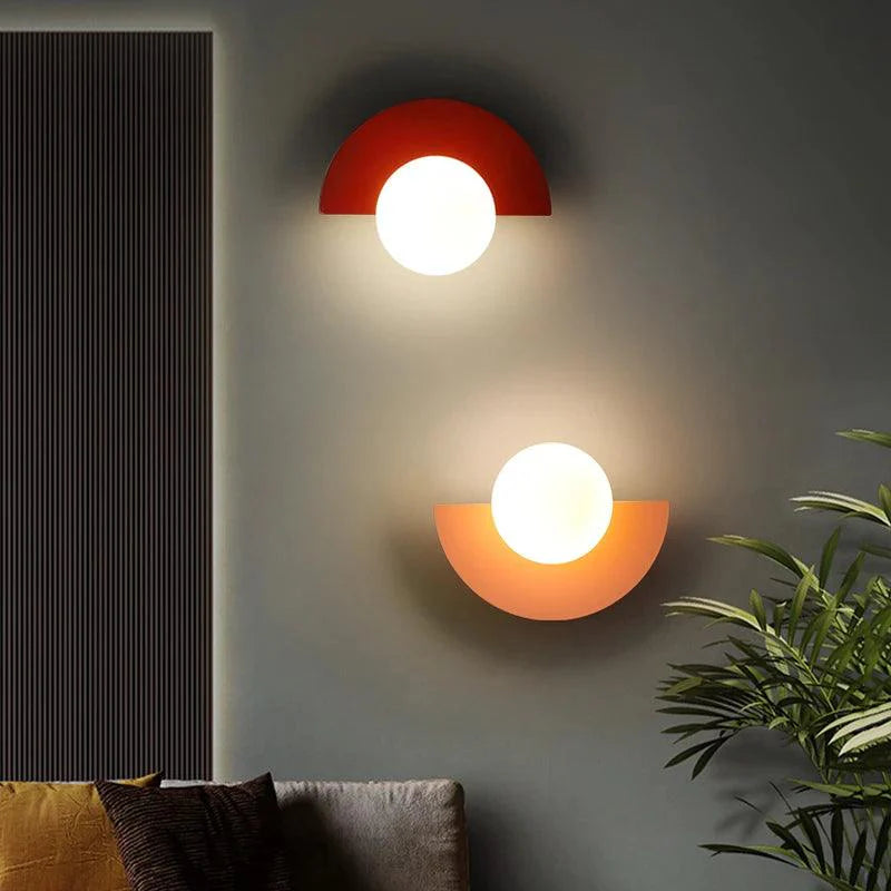 Halbmond-Lampe - Stilvolle Wandleuchte