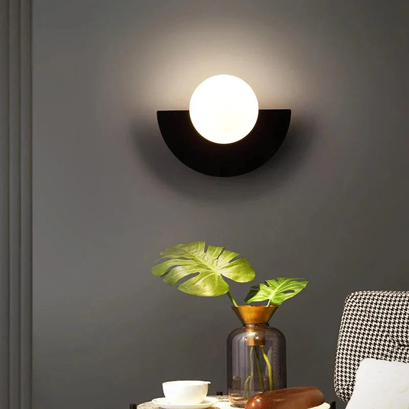 Halbmond-Lampe - Stilvolle Wandleuchte