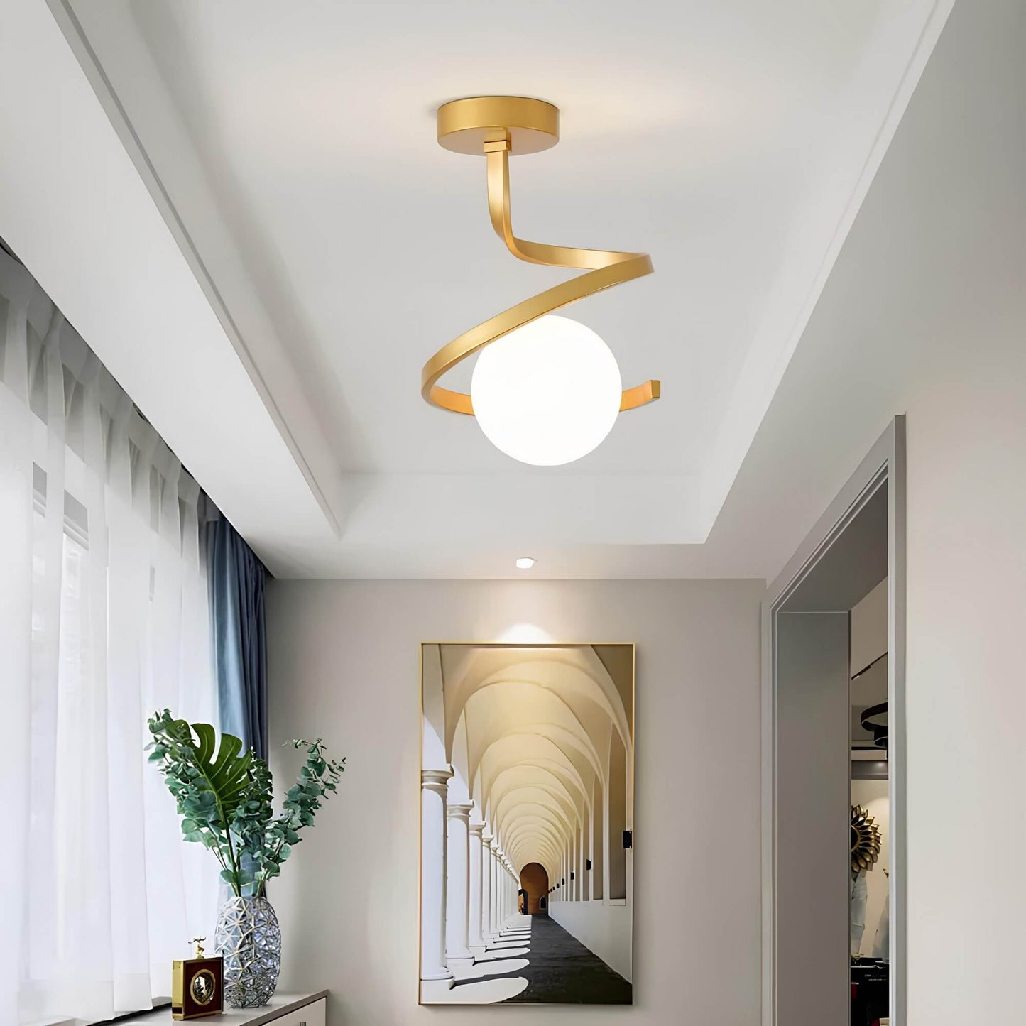 Lunetta – Dimmbare LED-Deckenlampe für schicke & blendfreie Beleuchtung