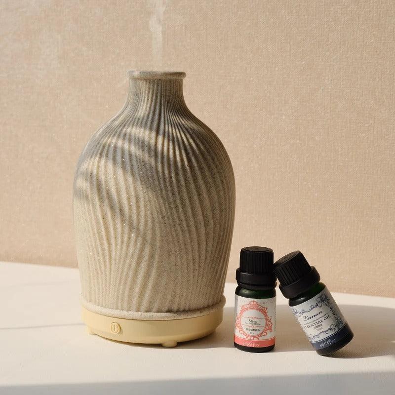 VaseMist – Ultraschall Aroma-Diffusor in moderner Vasenform aus Kunstharz