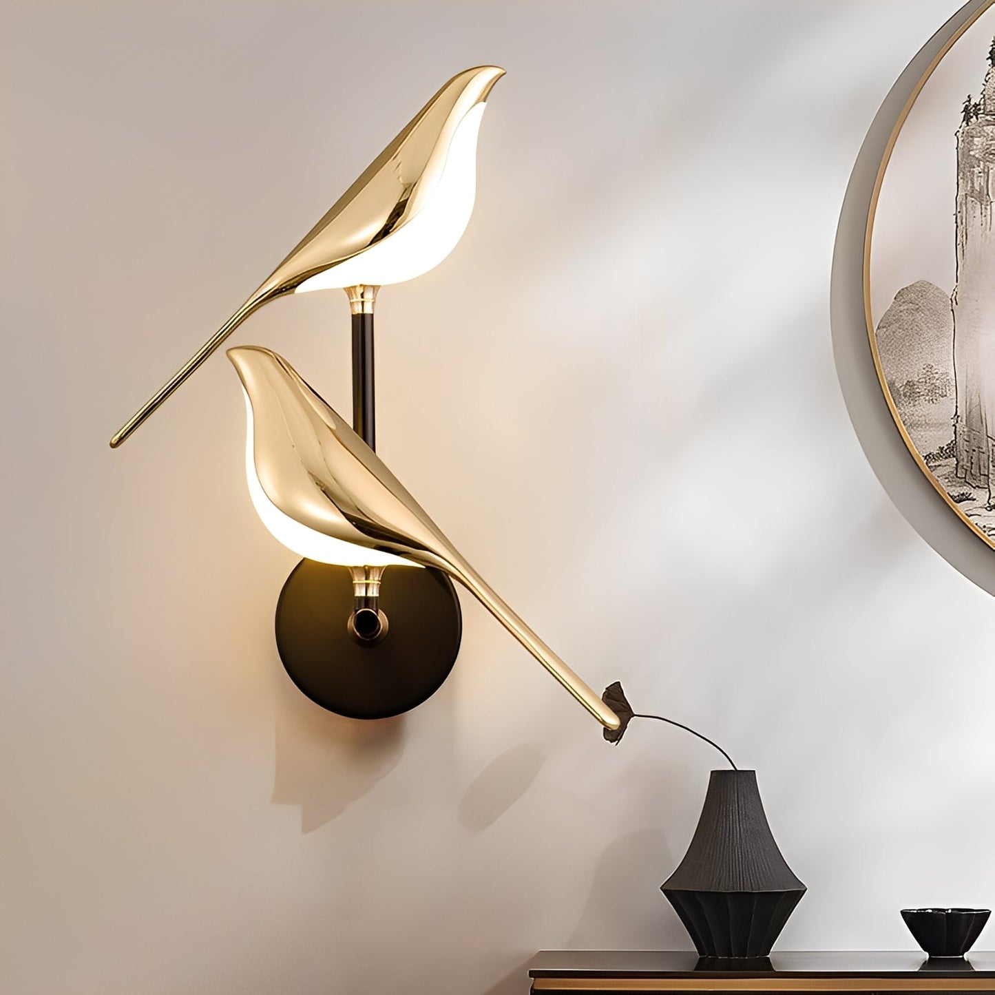 Amira – Kreative Wandlampe in Vogel-Form