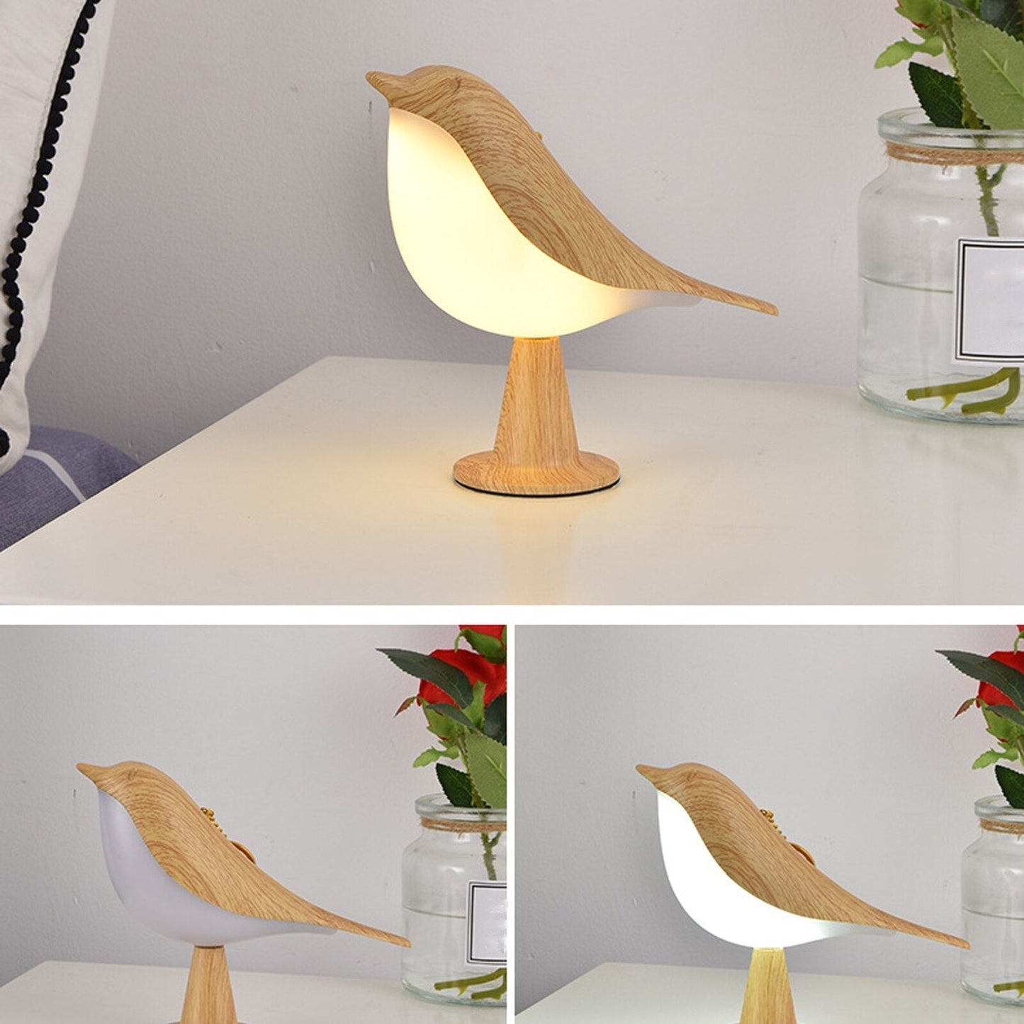 MissBird – Verspielte Vogel-Lampe mit sanfter Beleuchtung