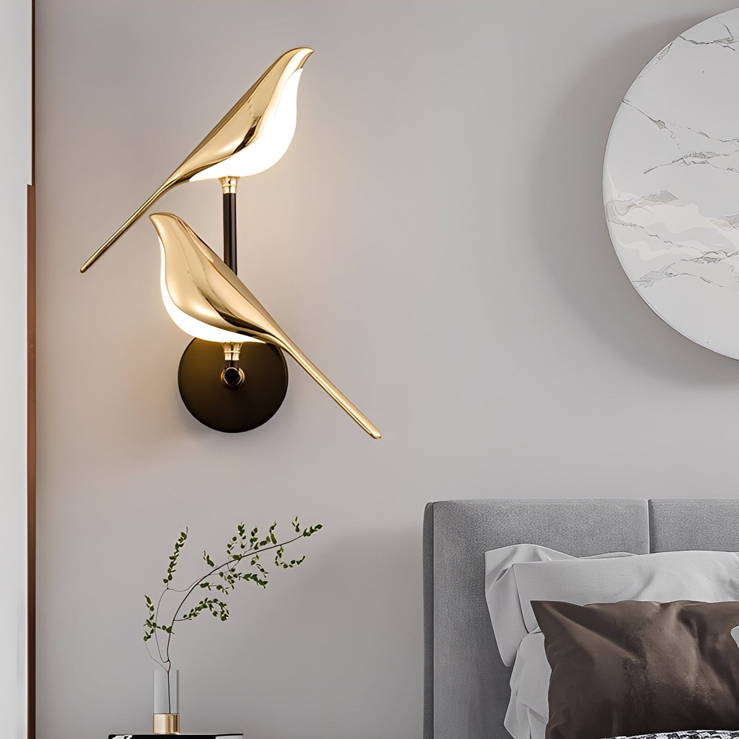 Amira – Kreative Wandlampe in Vogel-Form