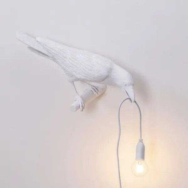 Lambert – Nordische Vogel-Lampe als Tisch- oder Wandleuchte