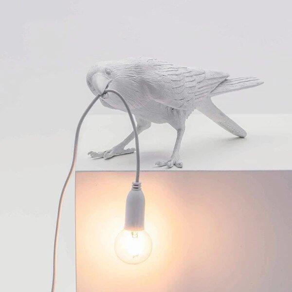 Lambert – Nordische Vogel-Lampe als Tisch- oder Wandleuchte