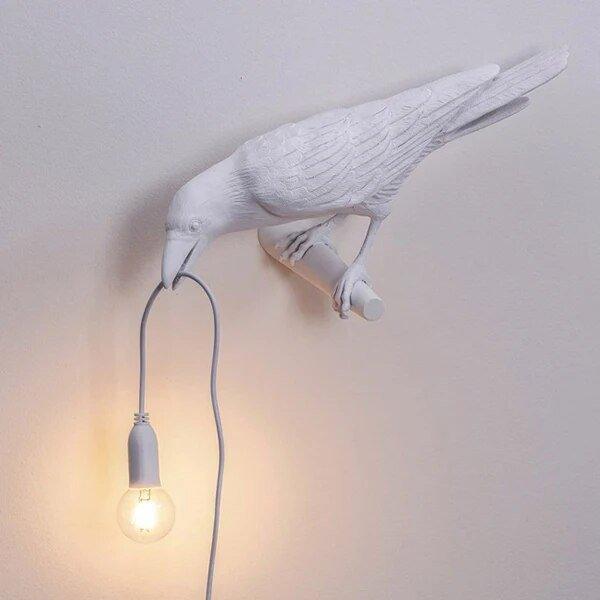 Lambert – Nordische Vogel-Lampe als Tisch- oder Wandleuchte