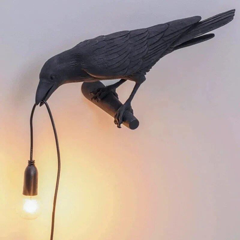 Lambert – Nordische Vogel-Lampe als Tisch- oder Wandleuchte