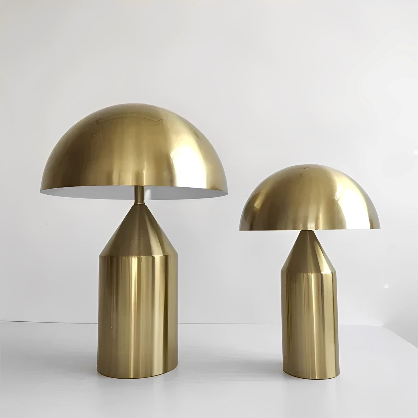 Keiko – Schicke Metall-Tischlampe im Pilzdesign