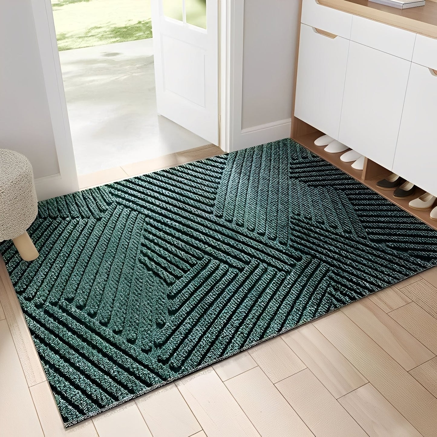 Elvar – Eckige Fußmatte im skandinavischen Design