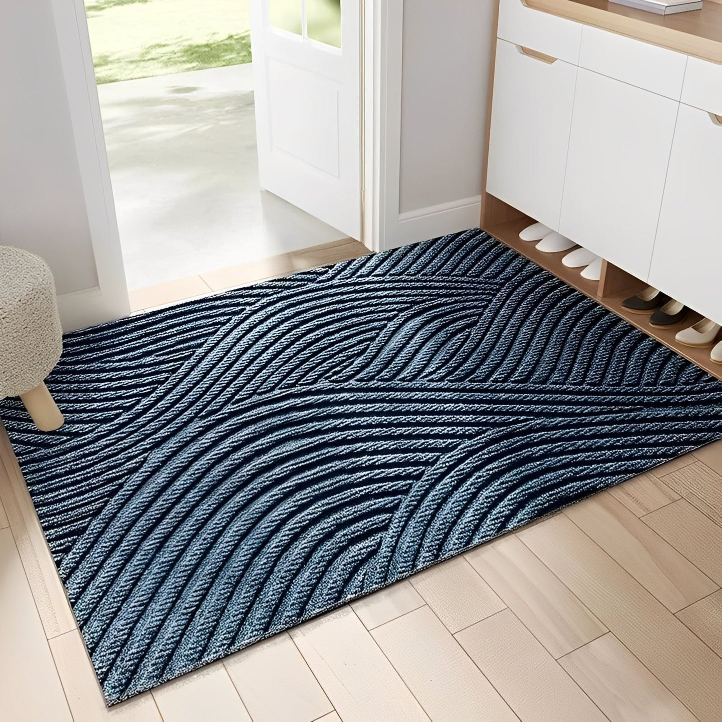 Elvar – Eckige Fußmatte im skandinavischen Design