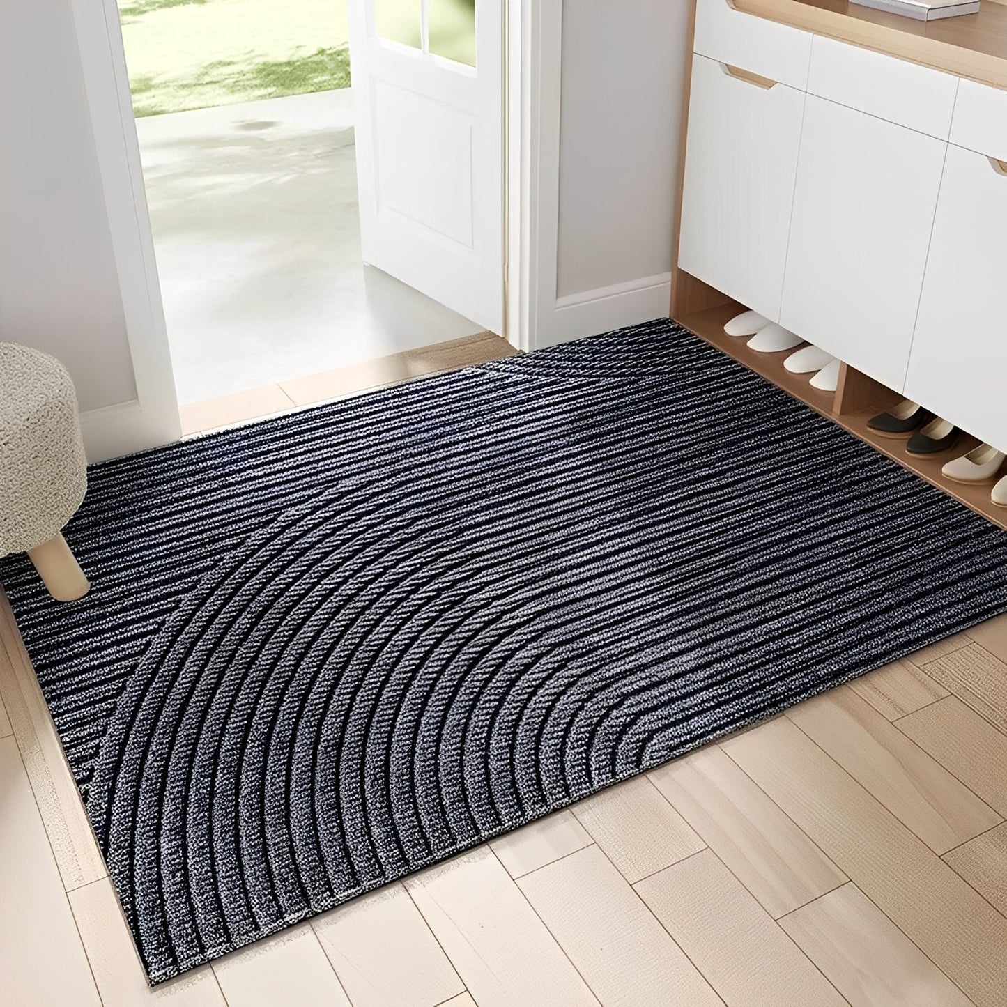Elvar – Eckige Fußmatte im skandinavischen Design