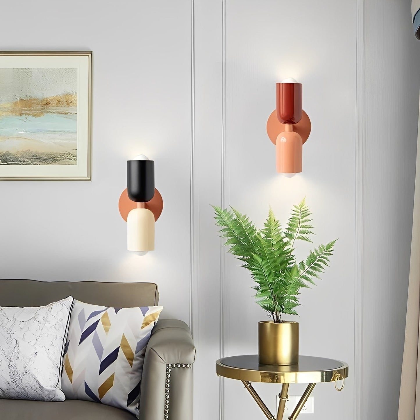 Eloise – Moderne Wandleuchte mit zwei Köpfen