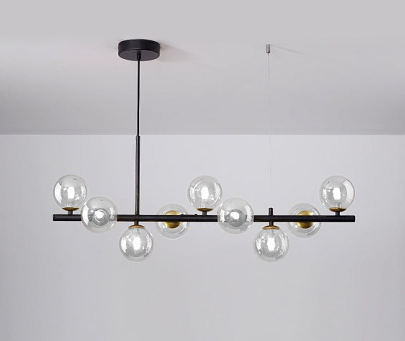 GoldLine – Eleganter Esstisch-Kronleuchter mit Designer-Flair