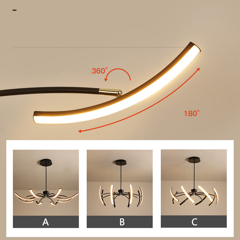 Lustra – Moderne Lampe für die Decke mit stilvollem Look für schicke Wohnbereiche