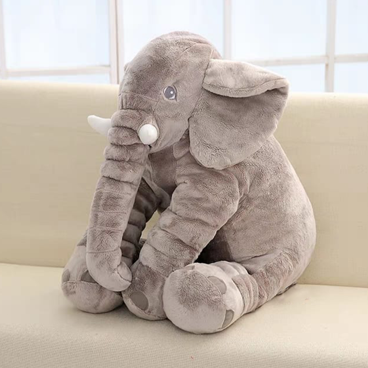 EleSnug – Niedliches Kuschelkissen in Baby-Elefantenform