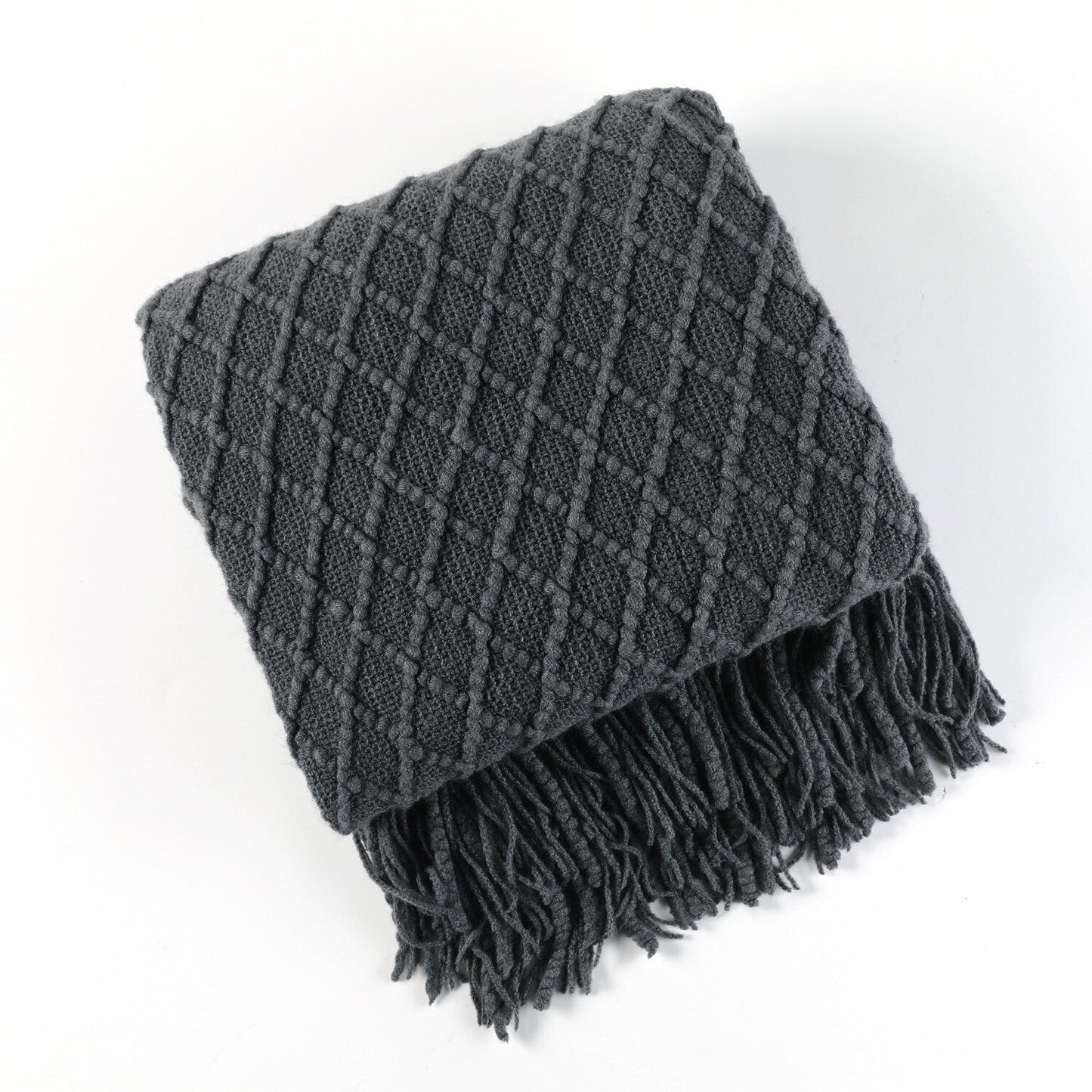 Uela – Kuscheldecke aus Korallenfleece im Einfarb-Look