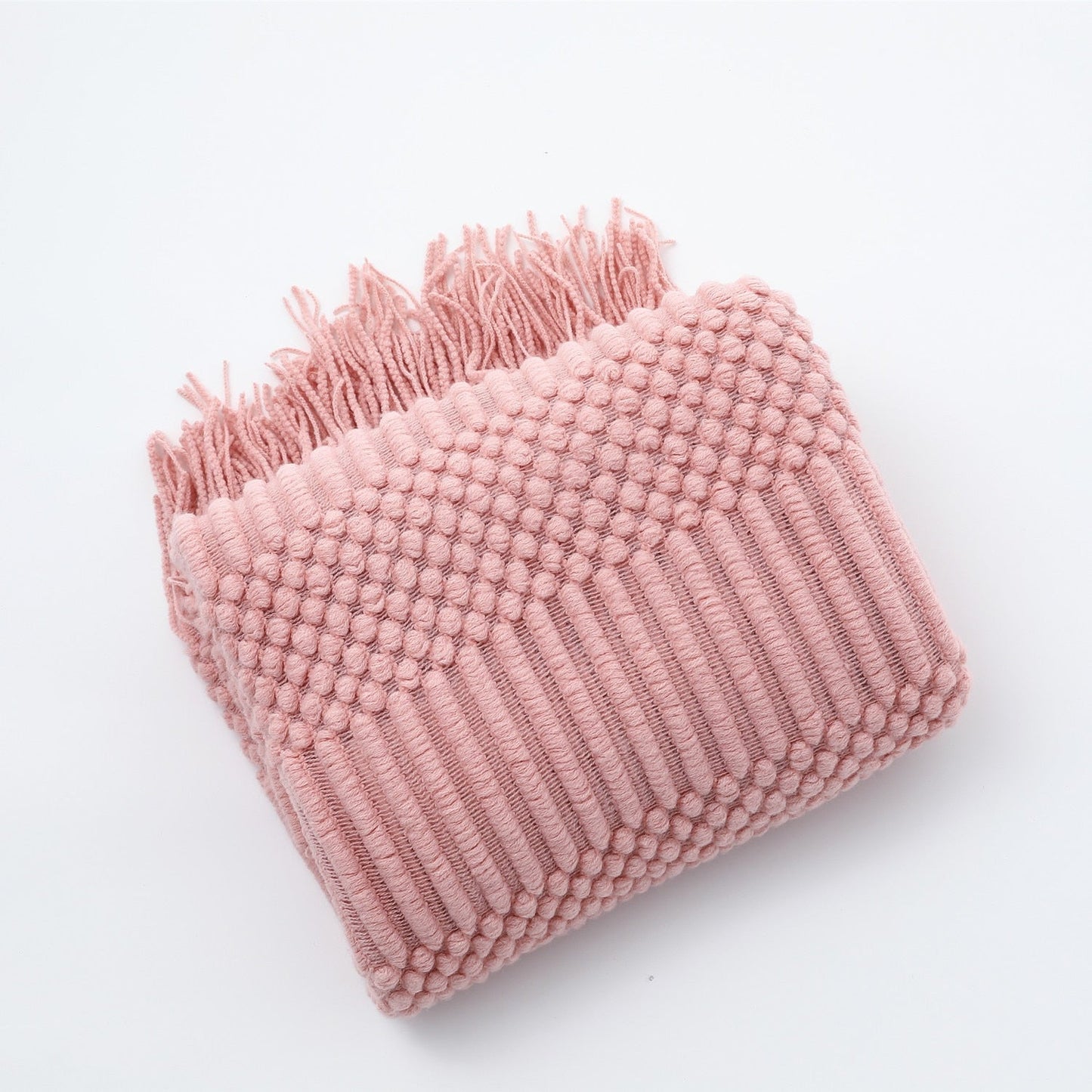 Uela – Kuscheldecke aus Korallenfleece im Einfarb-Look