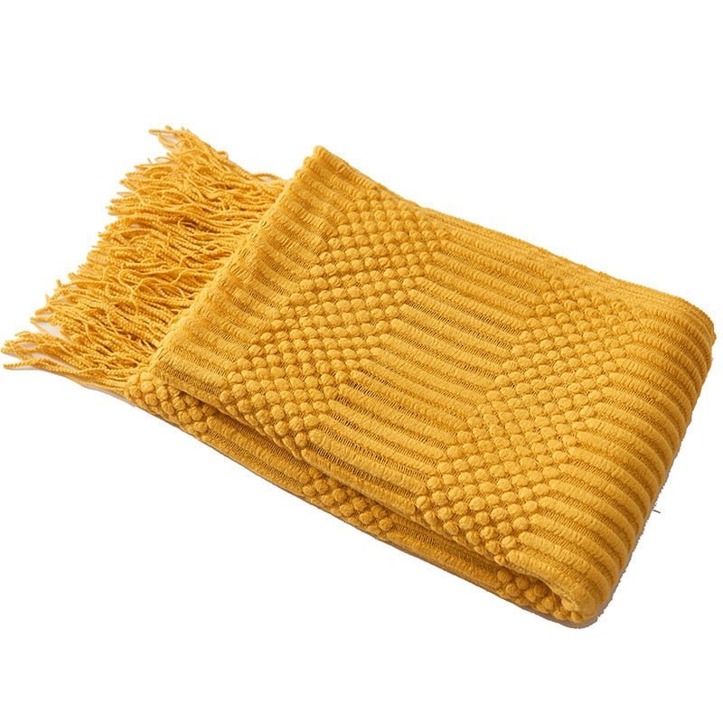 Uela – Kuscheldecke aus Korallenfleece im Einfarb-Look