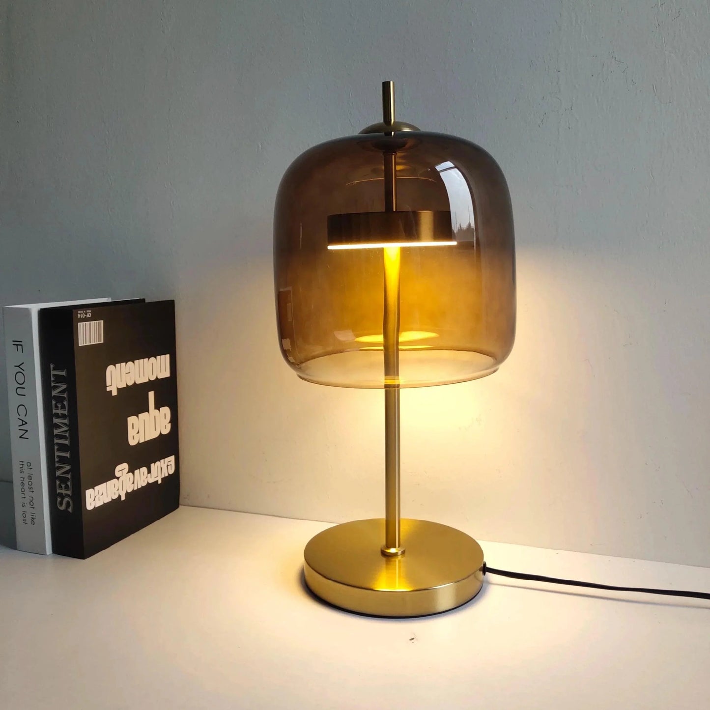 Kimel – Moderne LED-Glas-Tischlampe