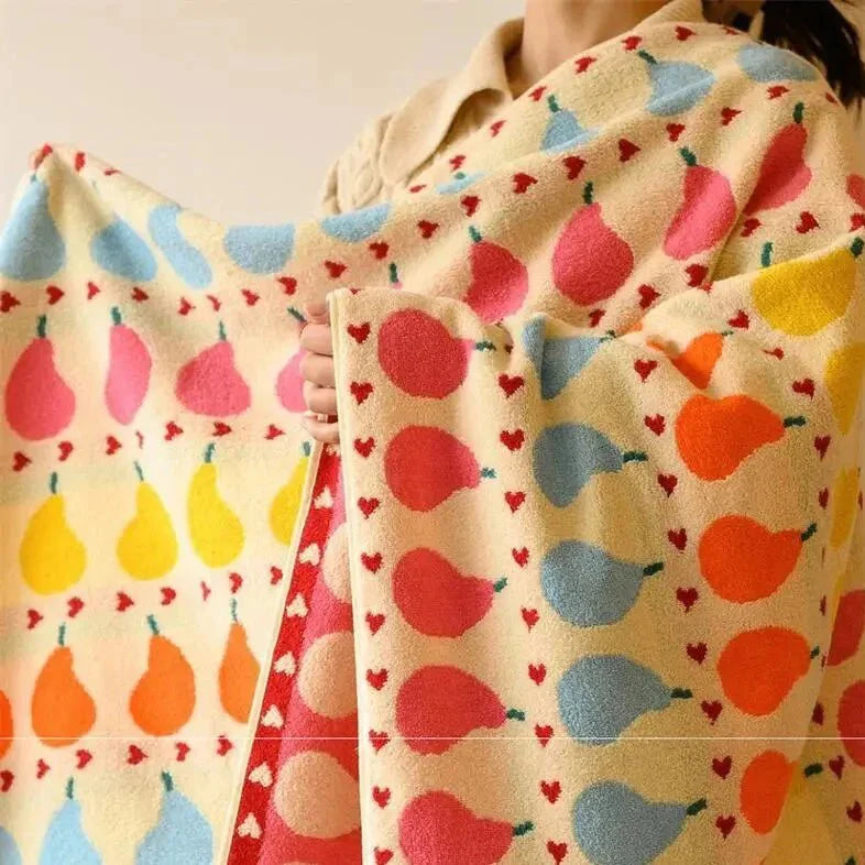 PearSoft – Kinderhandtuch aus Baumwolle mit Birnenmotiv